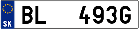 Truck License Plate